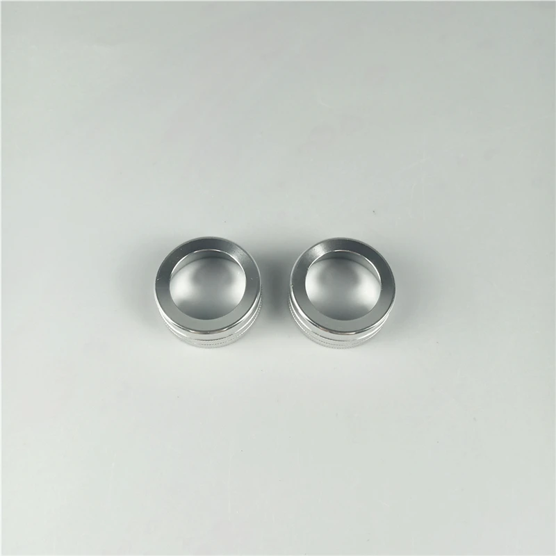 Car Styling Center Console Volume Knob Circle Decoration Sticker Trim For Porsche Panamera Cayenne Macan Aluminium Alloy Decals
