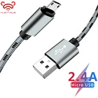 MUSTTRUE 2.4A Micro USB кабель для быстрой зарядки USB кабель для передачи данных нейлоновый кабель для синхронизации для Samsung Xiaomi Redmi Huawei Android Micro usb кабель