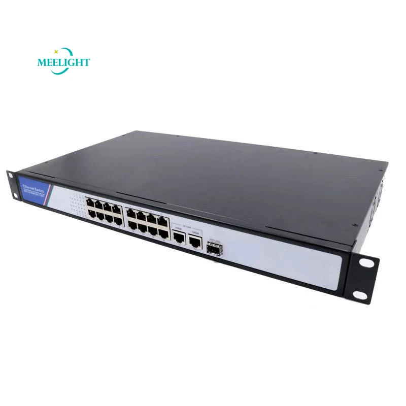 16 портов 100 Мб Poe коммутатор мониторинг AP переключатель стойка МЕ Тип 2 гигабитные