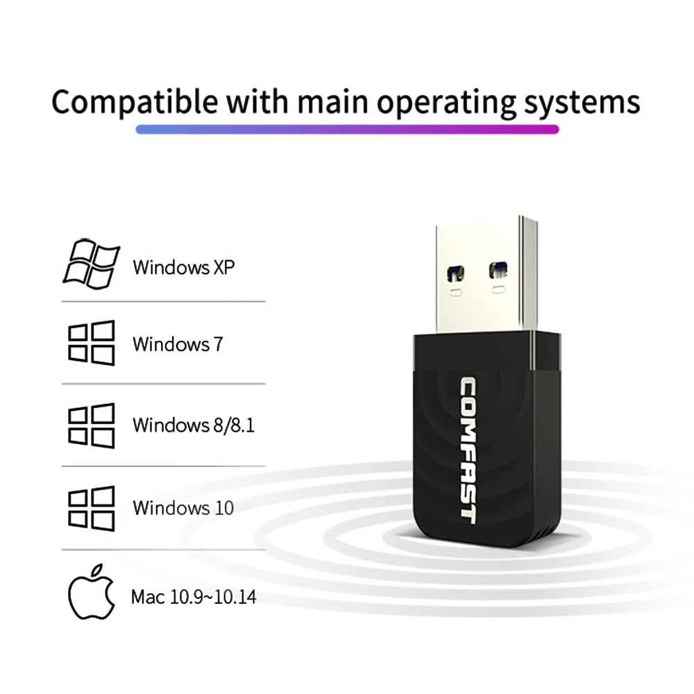 Беспроводной сетевая карта и 1300 Мбит/с fast Wi-Fi кард-Беспроводной usb& 2,4/5,8G сетевая карта Мини usb адаптер& Портативный usb Wi-Fi