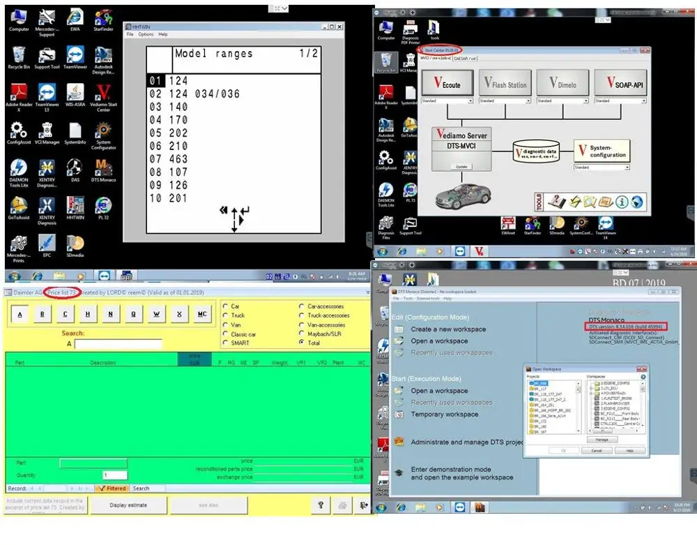 12 MB Star C4 C5 SD C4 подключение полного программного обеспечения входит X-ENTRY/DAS/EPC/WIS/EWA/VEDIAMO/DTS/HHTWIN/PL73/StarFinder на HDD/SSD