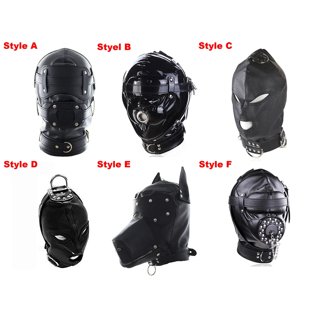 Унисекс бандаж Yunman БДСМ подголовники ремни раньше маска для косплея на Хэллоуин