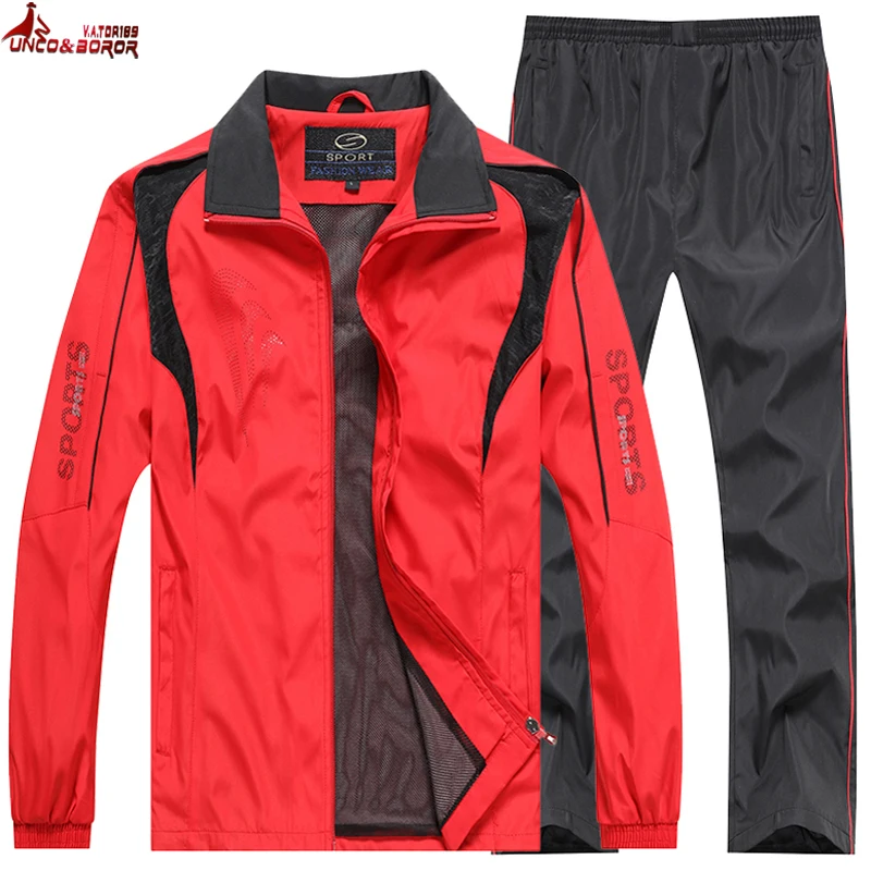 Брендовая мужская спортивная одежда повседневный комплект для спортзала