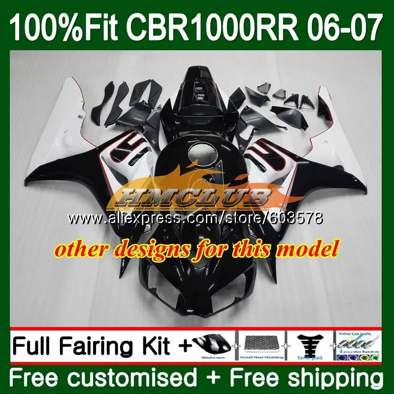 Литья под давлением для HONDA CBR 1000 RR 1000RR 2006 2007 80CL. 42 Боди CBR1000 CBR1000RR 06 07 OEM оранжевые