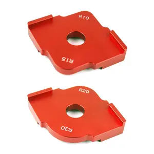 2 шт.компл. R10 R15 R20 R30 деревянная панель радиус R машина для обрезки пластины гравировальный станок Круглый угол шаблон комплект угловой джиг