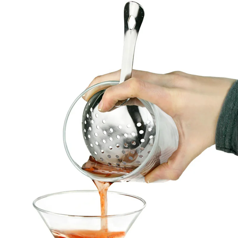 

Bar Cocktail Strainer 304 Stainless Steel Cocktail Shaker Bar Ice Strainer Wire Mixed Drink Barbartender Tool
