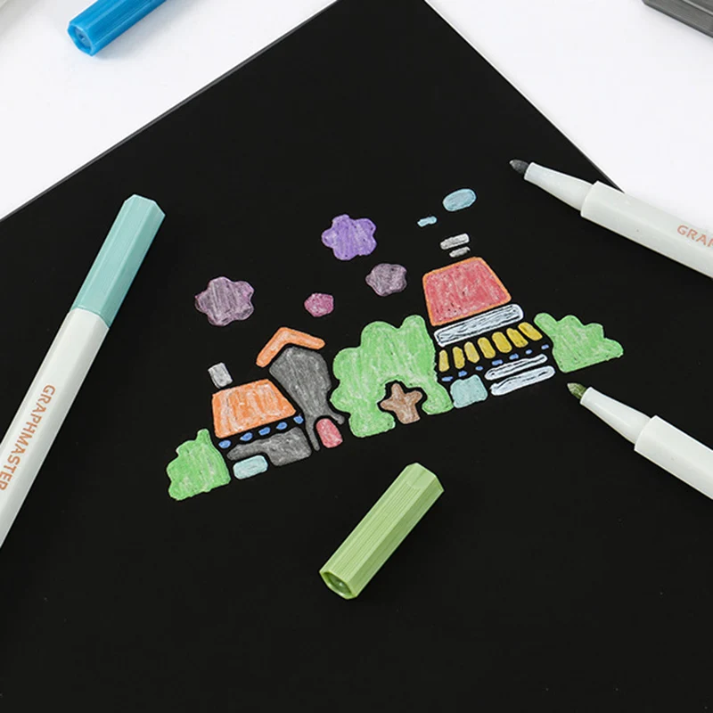 Набор металлических маркеров для девочек и мальчиков ручки сделай сам с круглой