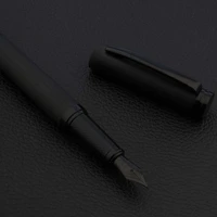 luxury high quality brand jl1996 classic samurai fountain pen copper frosted gift box titanium black nib ink calligraphy pen