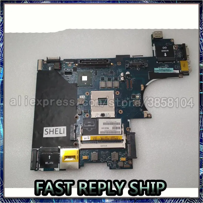 SHELI для Dell E6410 материнская плата LA 5471P CN 00H12D 08885V 0H12D|Материнские платы| |
