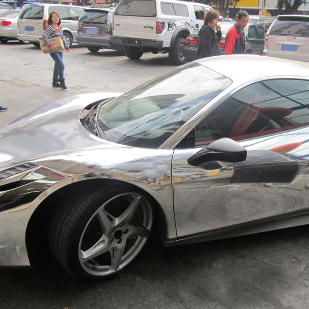 Новая Гальваническая серебряная пленка автомобиля боковое окно фольги