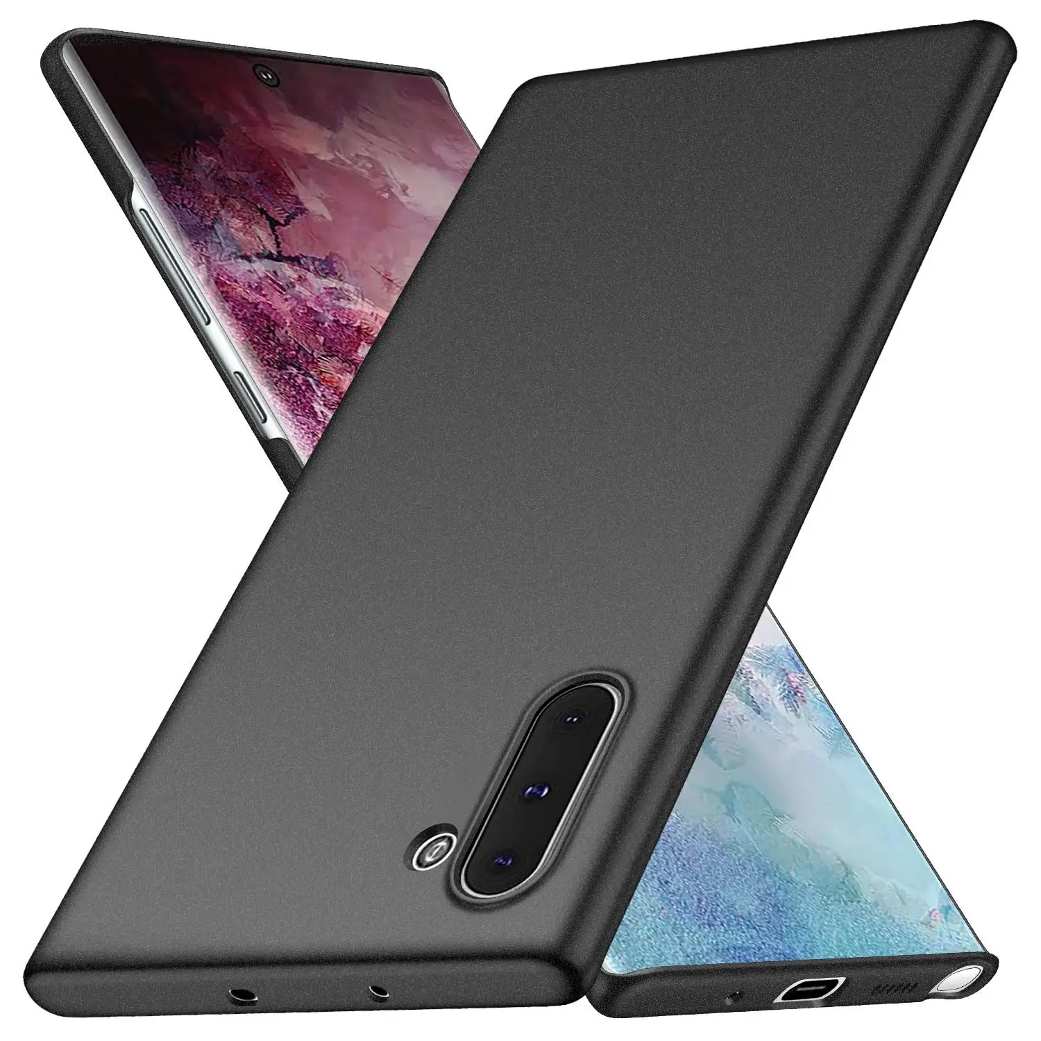 Ультратонкий Жесткий чехол для samsung Galaxy Note 10, 9, 8 Pro Plus, роскошный противоударный чехол для ПК samsung S9 Plus, S10 Lite
