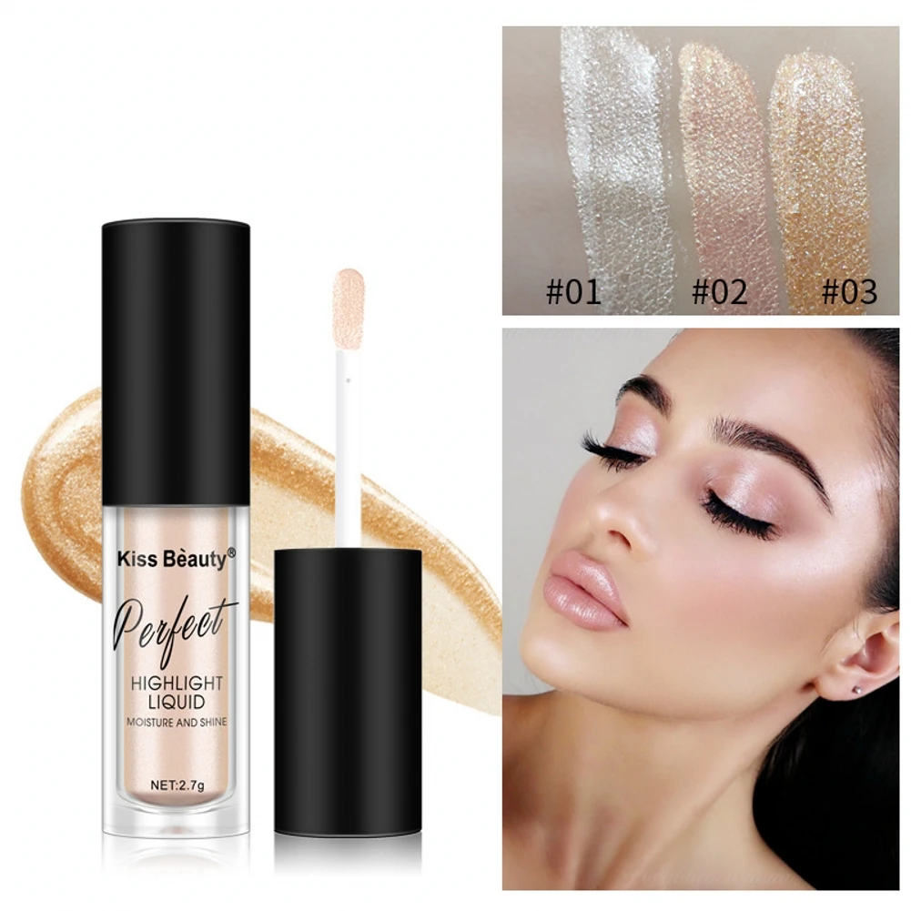 

Whitening Concealer Liquid Foundation Brightening Liquid Highlighter Lying Silkworm Concealer Face Contouring Makeup