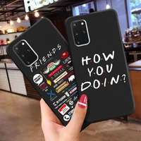 punqzy friends tv show central perk quotes phone case for samsung a51 a71 a21 s20 s10 s8 s9 plus a50 a70 a30 s10 e soft tpu case