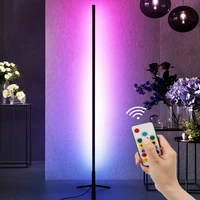 modern symphony floor lamp colorful dimming decoration three color lamp for living room dining room foyer bedroom home decor