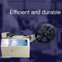 Microcomputer automatic cutting machine 202 hot and cold webbing velcro zipper belt breaking machine