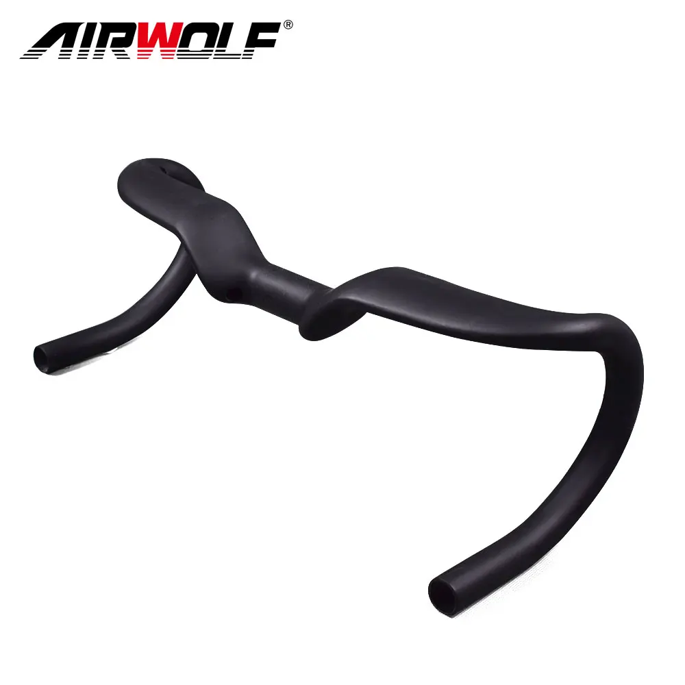 

AIRWOLF Newest Carbon Road Handlebar Cycling Parts Bend Bar Manillar Carbono Road Bike Handlebars Drop Bicycle Accessoires