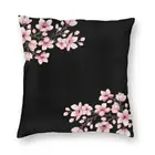 Винтажный цветочный чехол для подушки в виде вишни