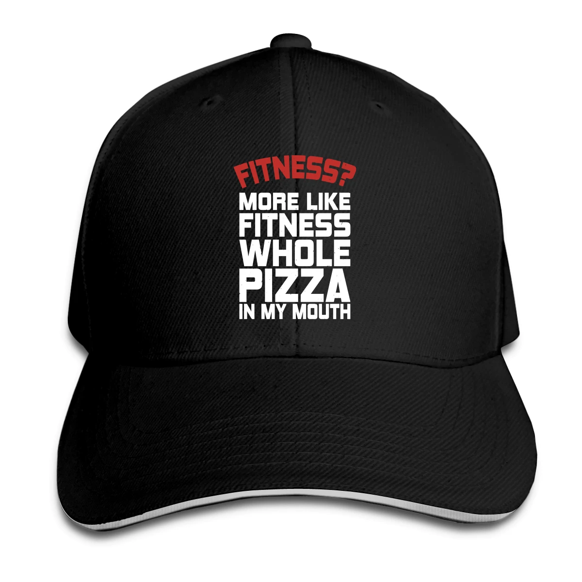 

Fitness Pizza Hat Baseball Cap for Men Women Fashion Adjustable Sun Hat