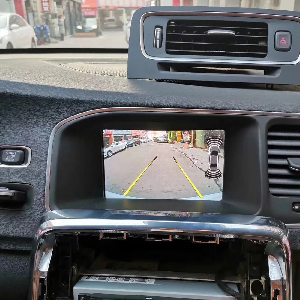 Интерфейс камеры заднего вида автомобиля для volvo xc60 v60 s60 v40 S60L S80L адаптер