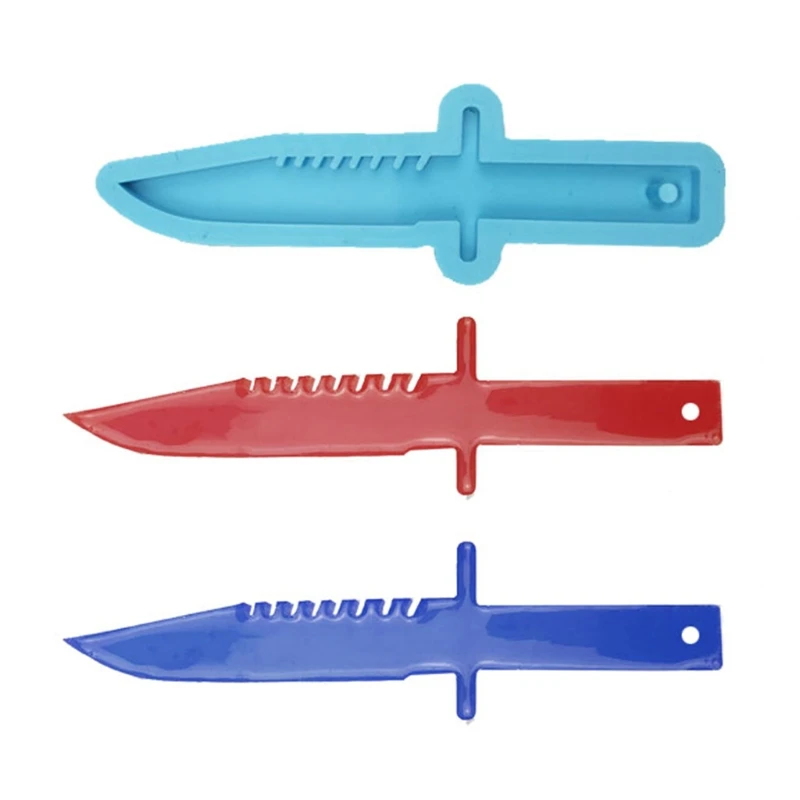 

Keychain Pendant Silicone Mould DIY Craft Key Ring Tool Crystal Epoxy Resin Mold T4MD