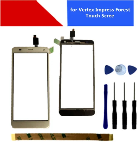 Сенсорный экран в сборе для Vertex Impress Forest с инструментами + наклейка 3M|Экраны