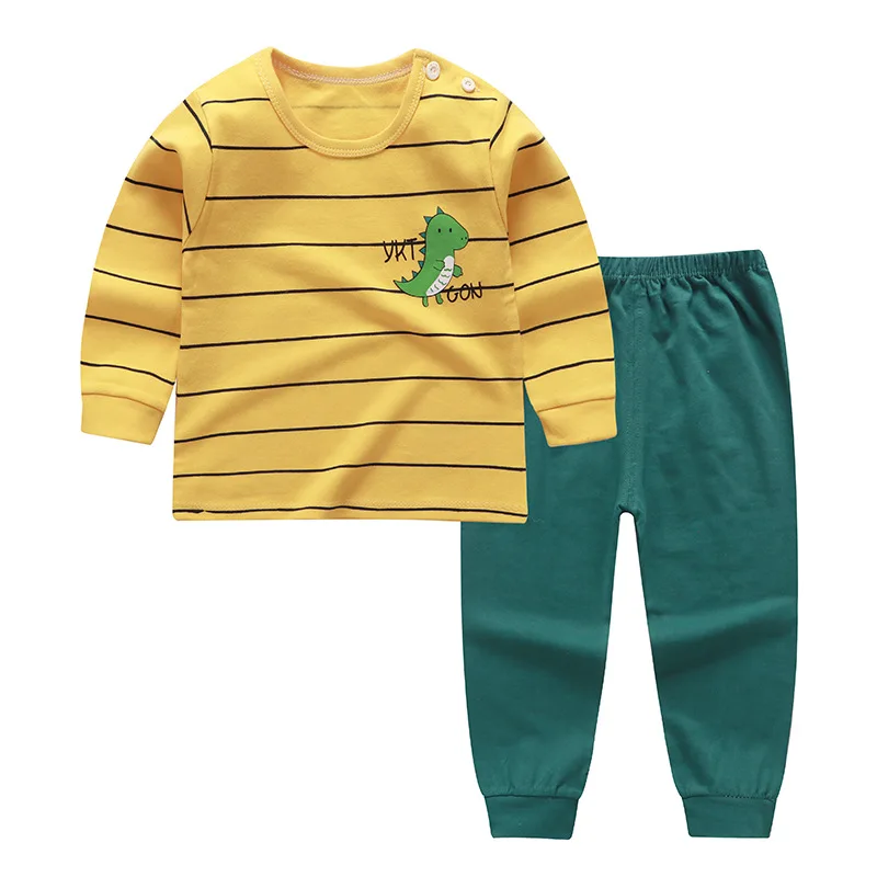 2020 Baby 0-2 Years Clothing Wear New Born Suit For Boy Girl Clothes Green Cow Tshirts Trousers Sets Outfits | Детская одежда и