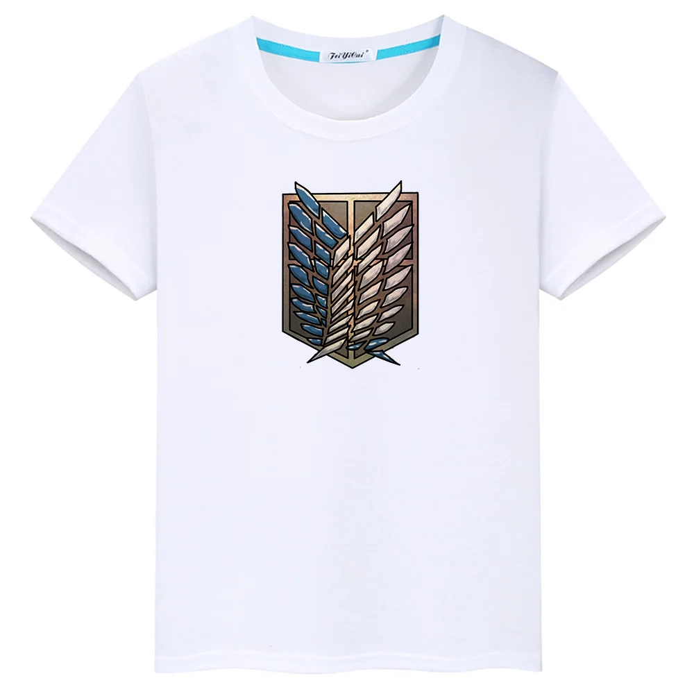 Футболка мужская с коротким рукавом повседневный Топ в стиле унисекс аниме атака