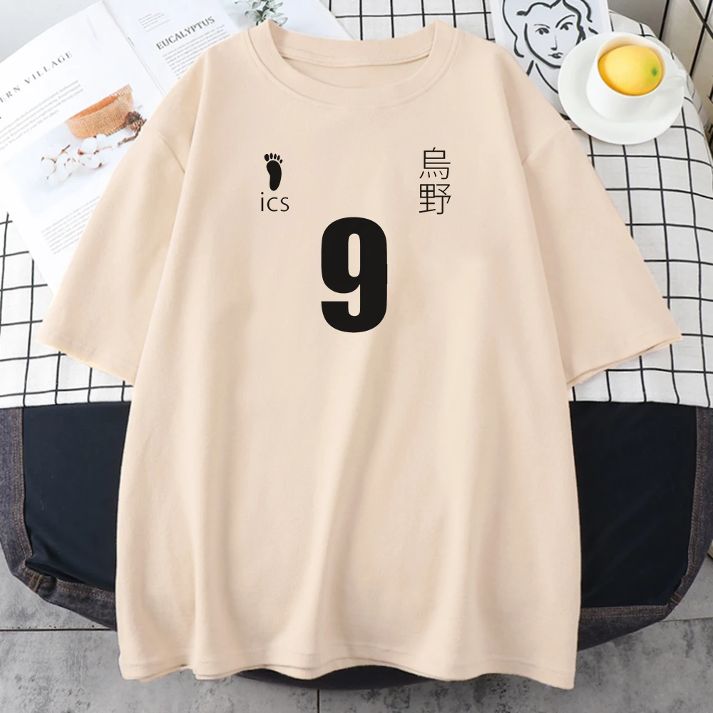 

Футболка Kageyama Tobio Haikyuu с рисунком аниме Whtie, женская модная повседневная футболка, новые летние топы с круглым вырезом, мягкие мужские футбол...