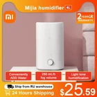 Увлажнитель воздуха Xiaomi Mijia 4L, Электрический ароматерапия, диффузор эфирных масел, очиститель воздуха, генератор тумана для дома и офиса Xiomi