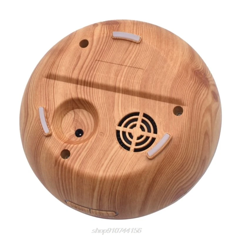 

300ml Aroma Essential Oil Diffuser Air Humidifier Wood Grain Atomizer for Home Office Car A07 21 Dropship