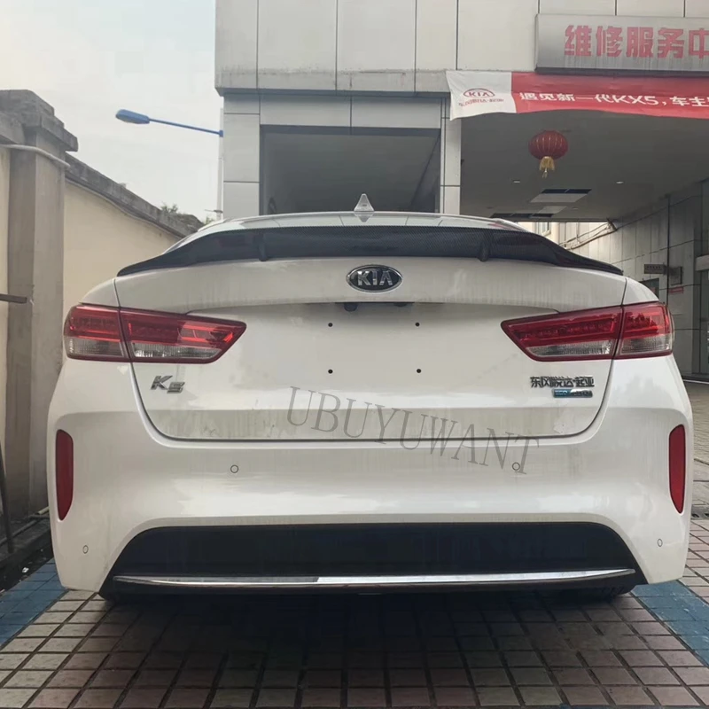 Внешний задний спойлер из АБС/углеродного волокна для Kia K5 Optima 2016 2017 2018|Спойлеры и