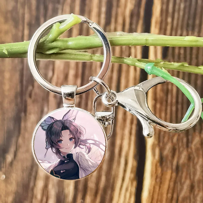 Брелок для ключей с фигуркой рассекающего демонов кольцо подвеской в виде катаны