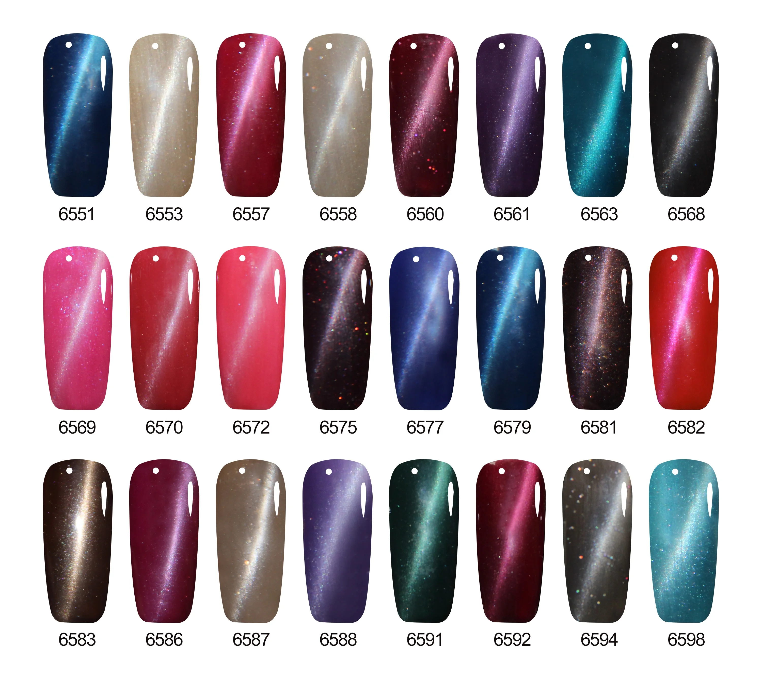 7 мл магнитный эффект Гель лак кошачий глаз Профессиональный Блестящий