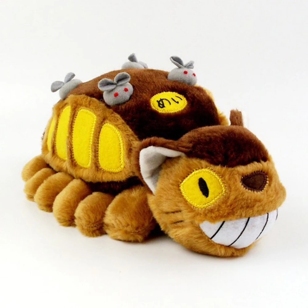 

30cm Cute Cartoon Animation Bus cat Doll Soft Plush Animal Toys Stuffed Totoro Kawaii Gift Toys For Children