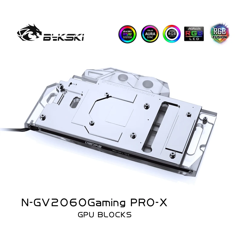 Bykski N GV2060GamingPRO X полное покрытие графическая карта блок водяного охлаждения для