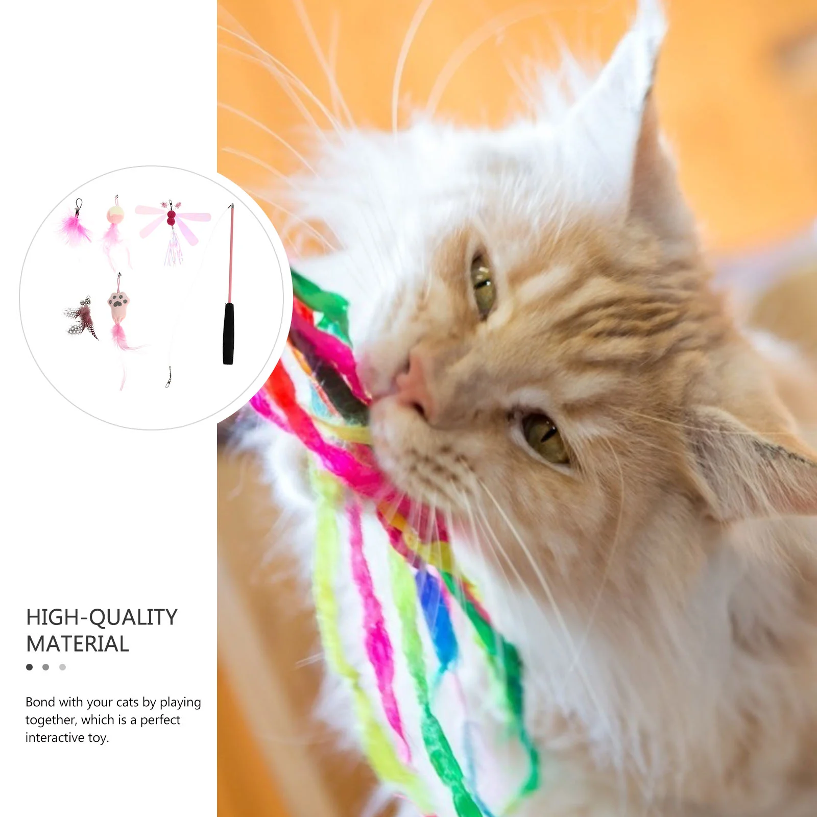 1 Набор игрушек для кошек очаровательные игрушки телескопические зубные прутки с