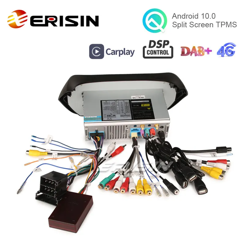 Erisin ES3075F 7 &quotDSP Carplay Android 10 0 автомобильная стереосистема GPS DAB для Fiorino Nemo