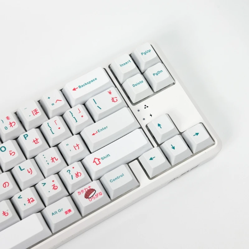 

121Keys PBT Keycap Cherry Profile DYE-SUB Sushi Caps for Cherry MX Switch 1.75U 2U Shift 7U Spacebar Mechanical Keyboard