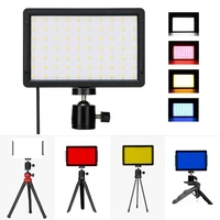 usb led photography studio light panel high quality 5600k with 4 colors photography studio light with tripod holder for youtube