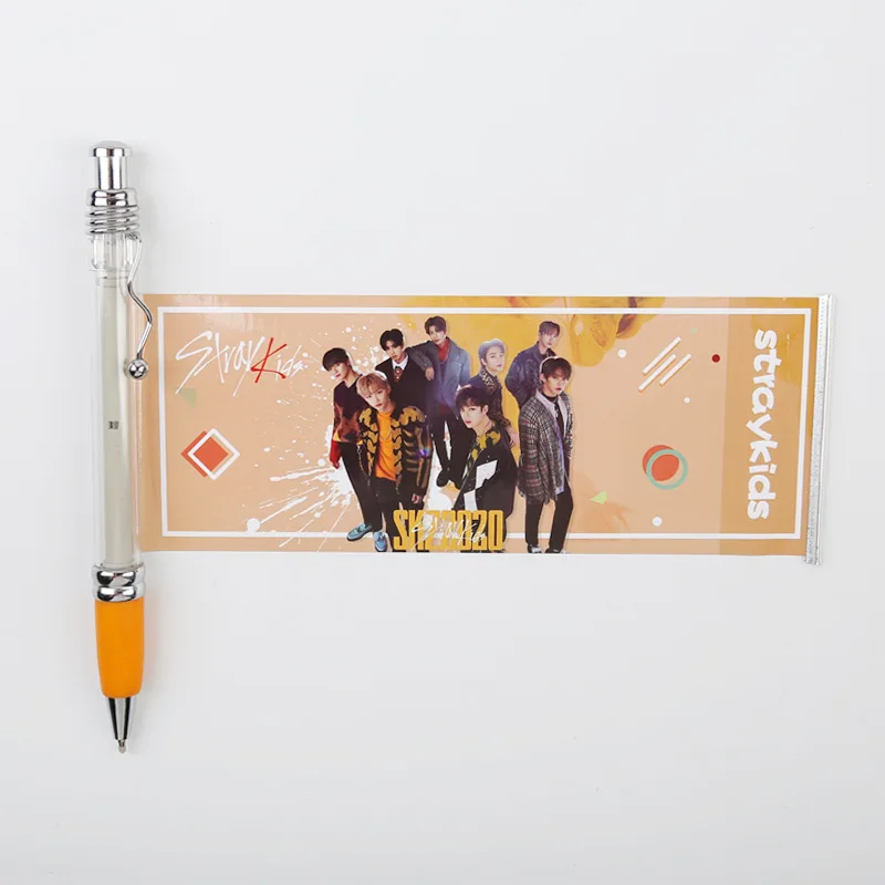 1 шт. Kpop Stray детский плакат Pen Aespa GOT7 ITZY постер K-pop шариковая ручка  Канцтовары | Гелевые ручки -1005003472665023