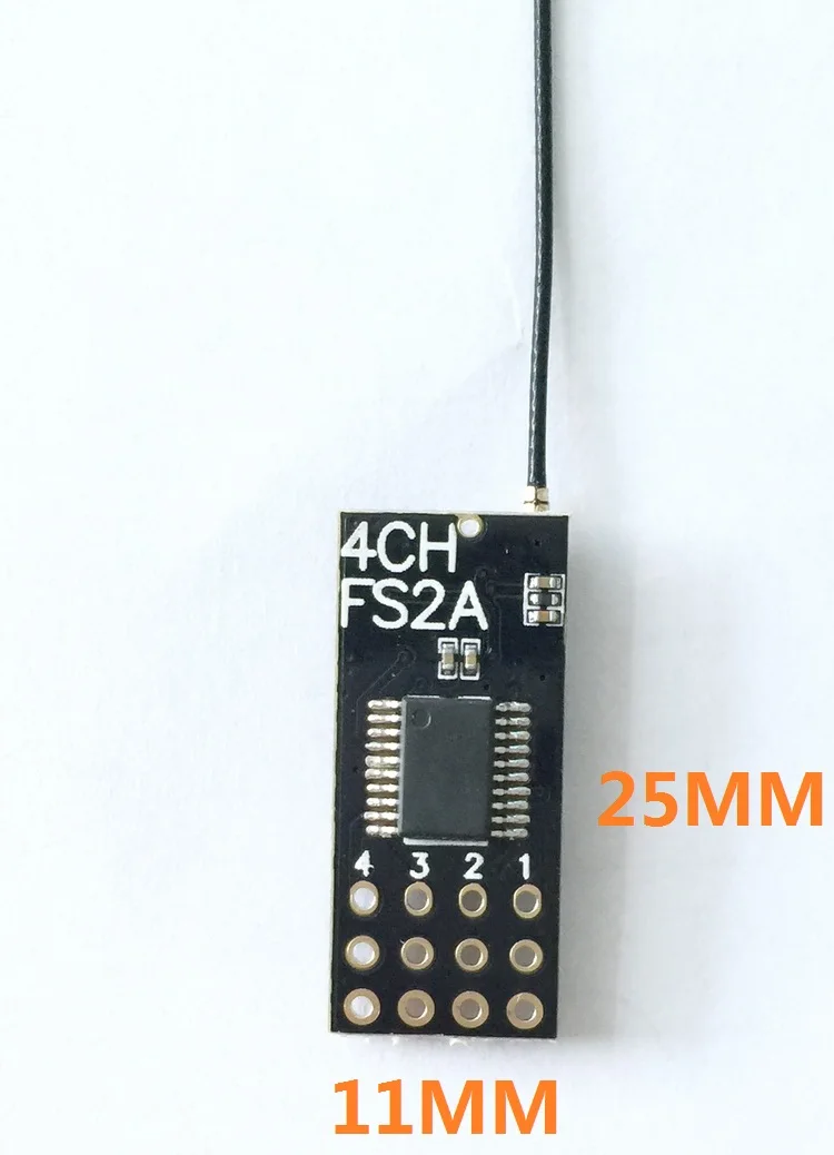 FS2A 4CH приемник PWM четырехканальный с фиксированным крылом|Детали для приборов