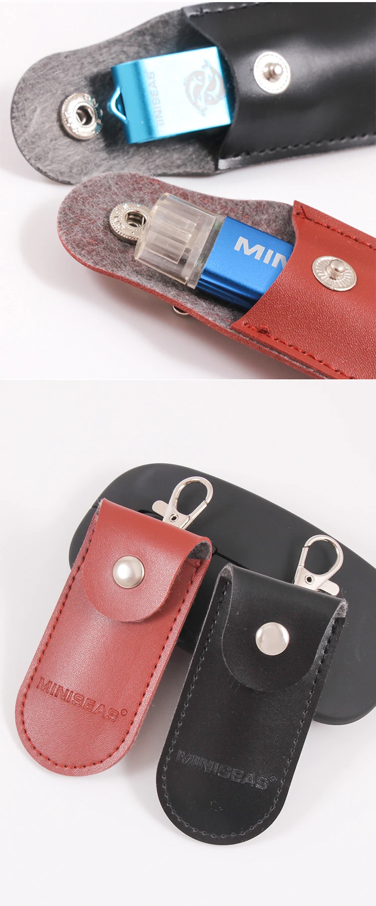 MIniseas 2 цвета портативный брелок для ключей пакеты для usb флэш-накопителя