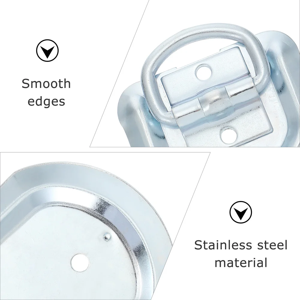 

1pc Useful Floor Mounting Tie Down Anchors Hooks Professional D-shaped Ring