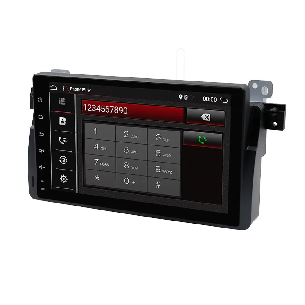 Bosion Octa Core автомобильный мультимедийный плеер Android 10 GPS Авторадио 1 Din стерео