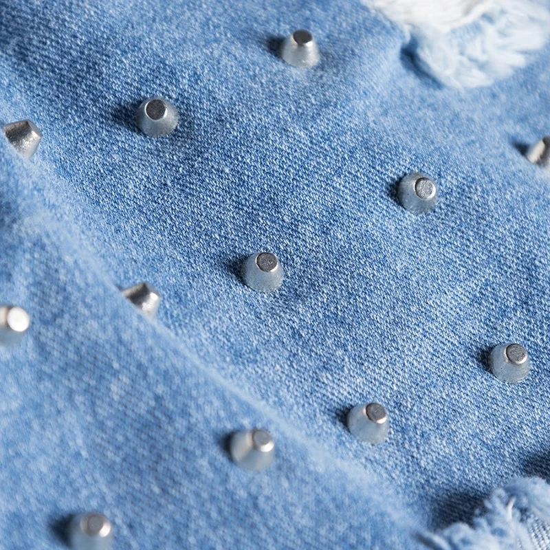 2020 летние модные женские шорты свободного кроя с дырками короткие джинсовые