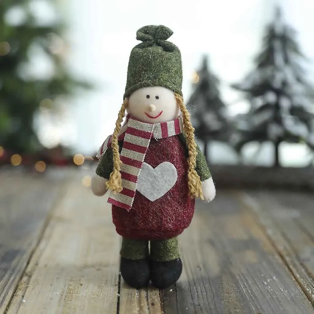 Винтажные рождественские украшения снеговик кукла украшение для дома