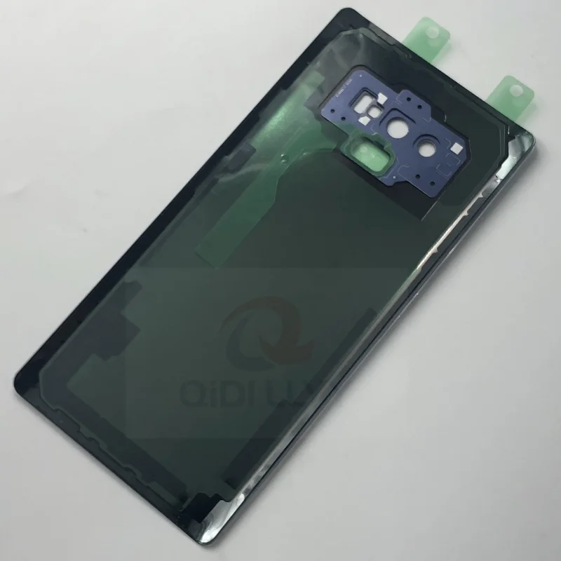 Для SAMSUNG Galaxy Note 9 N960 N960F N9600 Задняя стеклянная крышка для батареи задняя дверь Чехол для корпуса для SAMSUNG Note 9 Задняя стеклянная крышка