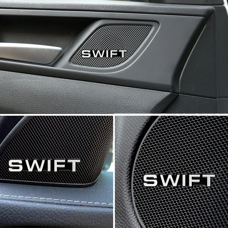 4PCS Car Stickers Audio Speaker Sticker nterior Decoration for Suzuki Swift | Автомобили и мотоциклы