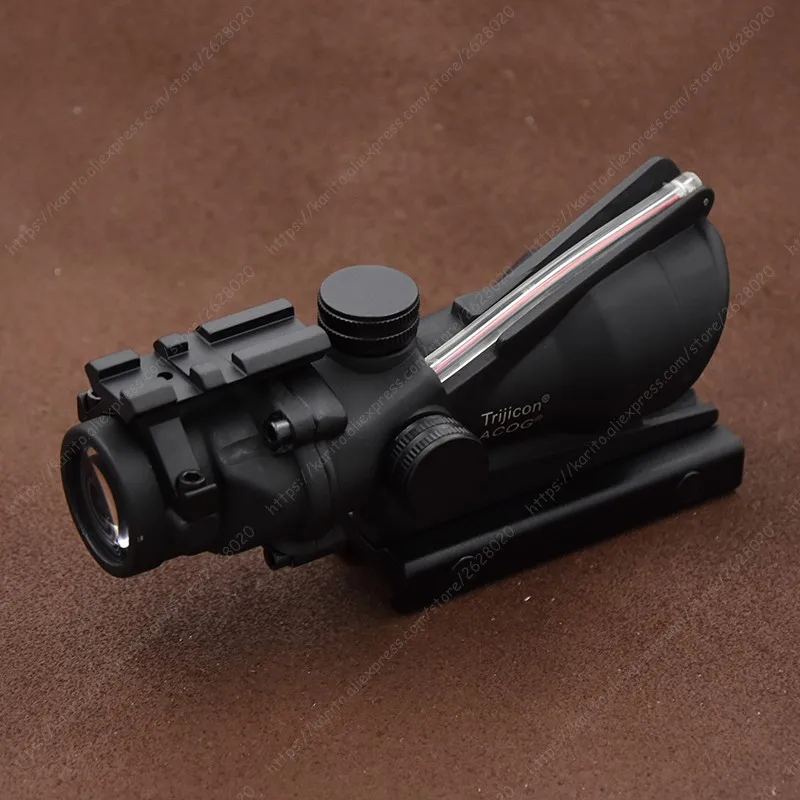 

Tactical Trijicon Acog Style 4x32 Rifle Scope With 20mm Picatinny Base M5858