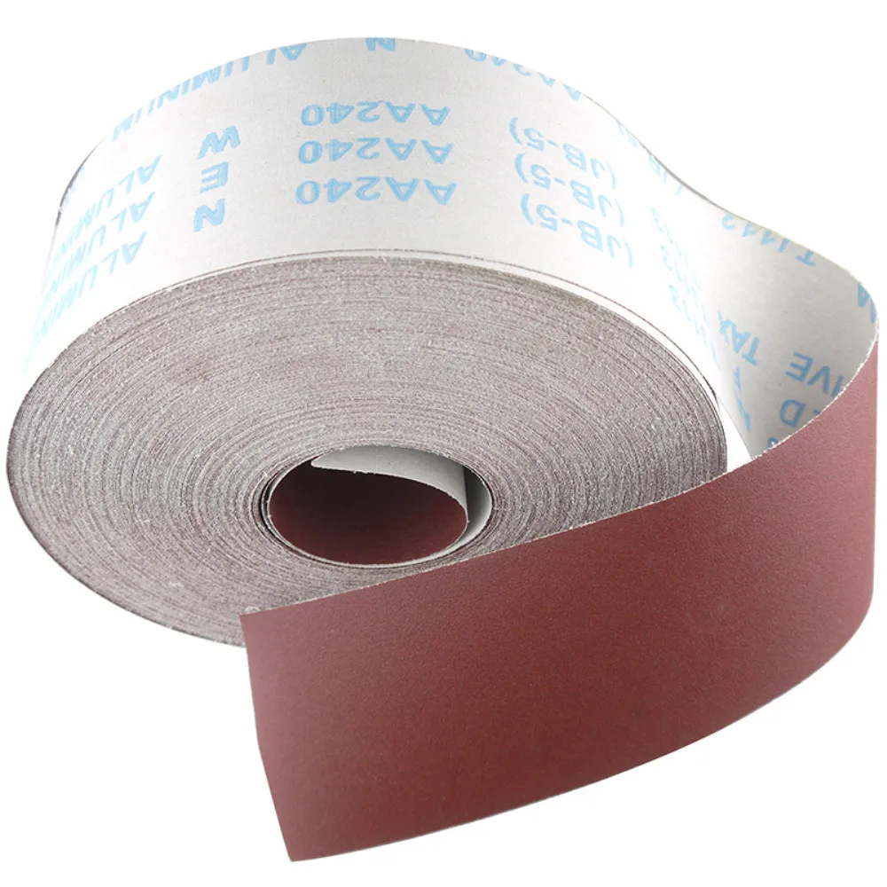 1 метр рулон ткани для шлифовки наждачной бумаги полировки инструментов